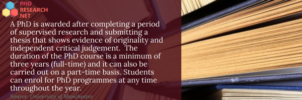 Phd thesis types