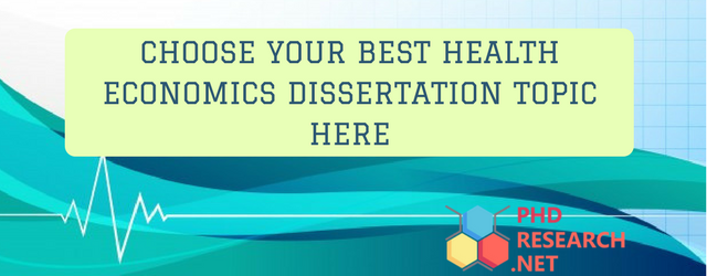Phd dissertation health economics