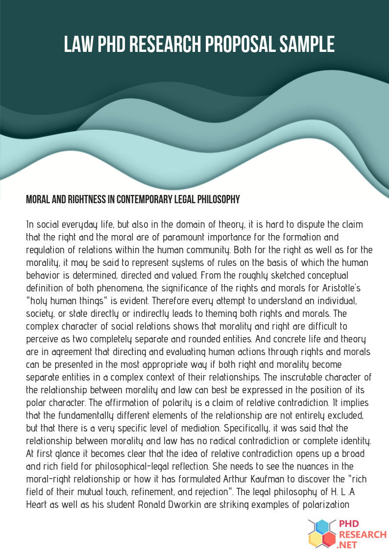 law research proposal template