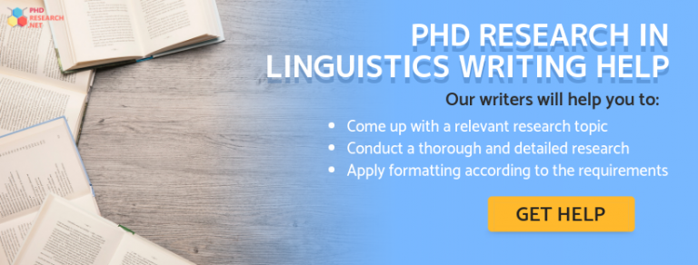 phd research proposal linguistics