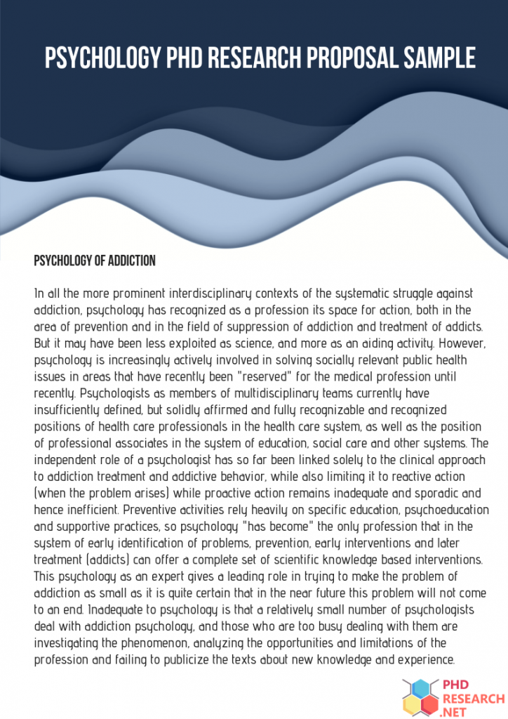 study design of a research proposal